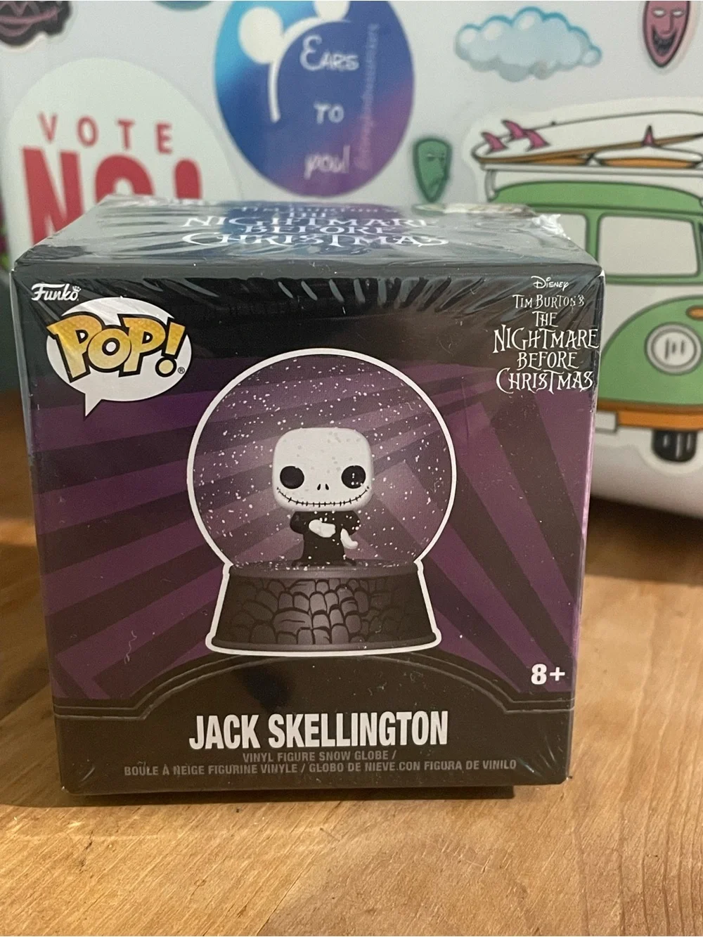 Funko POP! Jack Skellington Snow Globe - Black & Purple